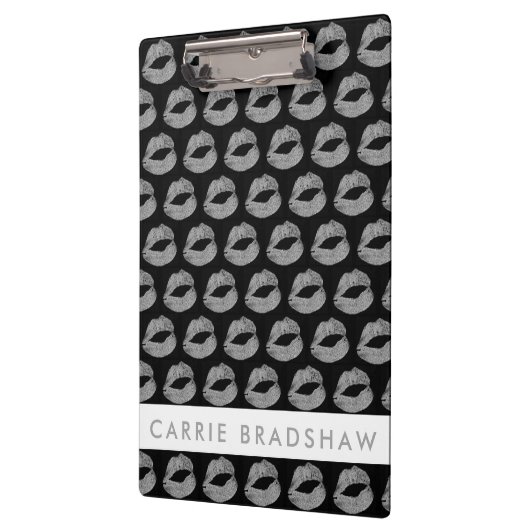 Stellen Sie den Namen für den Silver Glitzer auf. Klemmbrett (Links)