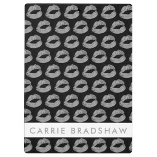 Stellen Sie den Namen für den Silver Glitzer auf. Klemmbrett