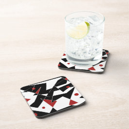 Stellen Sie den PlastikballenUntersetzer in den ro Getränkeuntersetzer