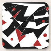 Stellen Sie den PlastikballenUntersetzer in den ro Getränkeuntersetzer (Vorderseite)