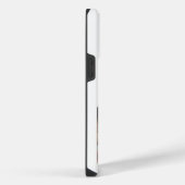 Stellen Sie den strahlenden Jesus auf weißem Hinte iPhone Hülle (Rechte Seite)