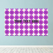 Stellen Sie den Text hier ein Bild mit Süßigkeiten Leinwanddruck (Insitu (Holzboden))