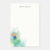 Stellen Sie die Eigenschaft Wasserfarbenparkfeder Post-it Klebezettel (Vorderseite)