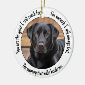 Stellen Sie die Erinnerung an Ihr Foto ein. Keramik Ornament (Links)