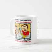 STELLEN SIE DIE FERNSEHTasse AB Kaffeetasse (Vorderseite Links)