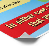 Stellen Sie die Frist für die Arbeit zusammen. Ein Poster (Ecke)