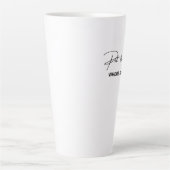 STELLEN SIE DIE HERTZ - WO SIE HURT - Lila Milchtasse (Vorderseite)