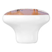 Stellen Sie die Keramik Ihres Fotos mit Text ein. Keramikknauf (Seitenansicht)