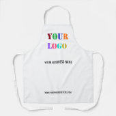 Stellen Sie die Schürze Ihrer Logo-Website für Wer (Vorderseite)