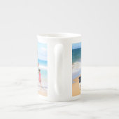 Stellen Sie die Tasse der China für die Collage Co (Rückseite)