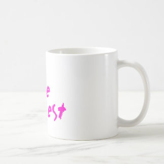Stellen Sie die weiße/Rosa WestTasse gegenüber Kaffeetasse