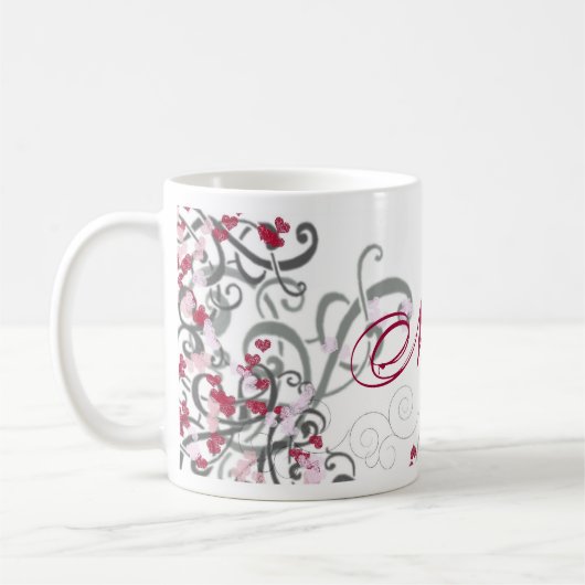 Stellen Sie eine NamensTasse her Kaffeetasse (Links)