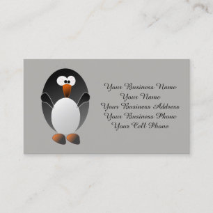 Stellen Sie einen Linux-Pinguin her Visitenkarte