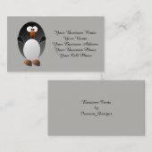 Stellen Sie einen Linux-Pinguin her Visitenkarte (Vorne/Hinten)