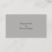 Stellen Sie einen Linux-Pinguin her Visitenkarte (Rückseite)