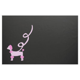 Stellen Sie einen Pudel-Rock her zu schwärzen Stoff