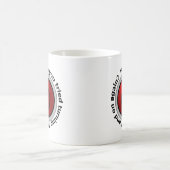 Stellen Sie es an u. - Knopf-Logo ab Kaffeetasse (Mittel)