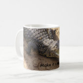 Stellen Sie es bissige Krokodil-Tasse her Kaffeetasse (Vorderseite Links)