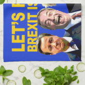 STELLEN Sie ES, BREXIT IST EINE FARCE-Spaß Geschirrtuch (Gefaltet)