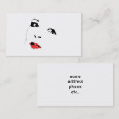 stellen Sie es gegenüber Visitenkarte (Vorne/Hinten)