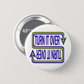 Stellen Sie es um das inspirierende Sprichwort-Zit Button (Vorne & Hinten)