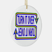 Stellen Sie es um das inspirierende Sprichwort-Zit Keramik Ornament (Rechts)