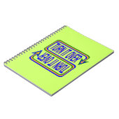 Stellen Sie es um das inspirierende Sprichwort-Zit Notizblock (Linke Seite)