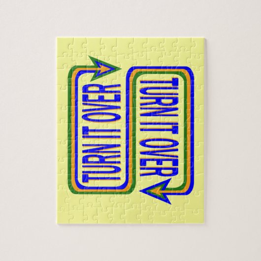 Stellen Sie es um das inspirierende Sprichwort-Zit Puzzle (Vertikal)