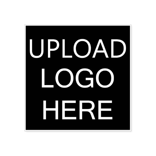 Stellen Sie hier Ihre eigene Logo-Briefmarke hoch Gummistempel (Prägung)