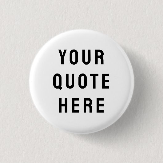 Stellen Sie Ihr Angebot hier Personalisierten Text Button (Vorderseite)