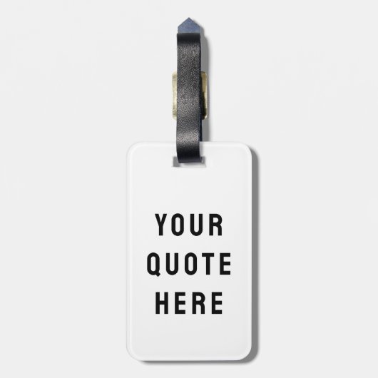 Stellen Sie Ihr Angebot hier Personalisierten Text Gepäckanhänger (Rückseite vertikal)
