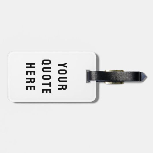 Stellen Sie Ihr Angebot hier Personalisierten Text Gepäckanhänger (Rückseite horizontal)