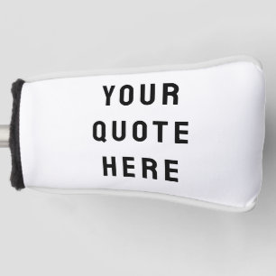 Stellen Sie Ihr Angebot hier Personalisierten Text Golf Headcover