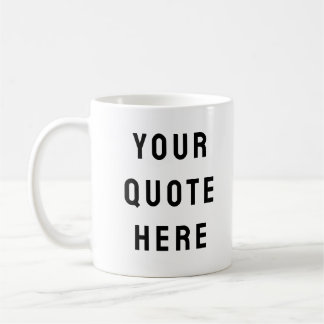 Stellen Sie Ihr Angebot hier Personalisierten Text Kaffeetasse
