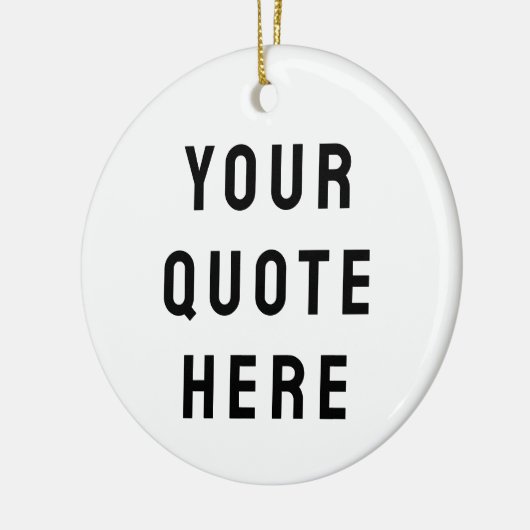 Stellen Sie Ihr Angebot hier Personalisierten Text Keramik Ornament (Links)