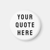 Stellen Sie Ihr Angebot hier Personalisierten Text Magnet (Vorne)