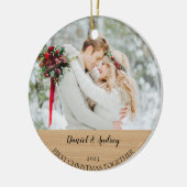 Stellen Sie Ihr Bild auf einen Weihnachtsschmuck (Links)