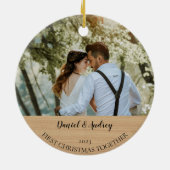 Stellen Sie Ihr Bild auf einen Weihnachtsschmuck (Hinten)