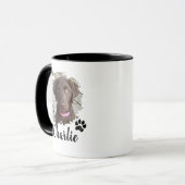 Stellen Sie Ihr DoG-Design hier ein Tasse (Vorderseite Links)