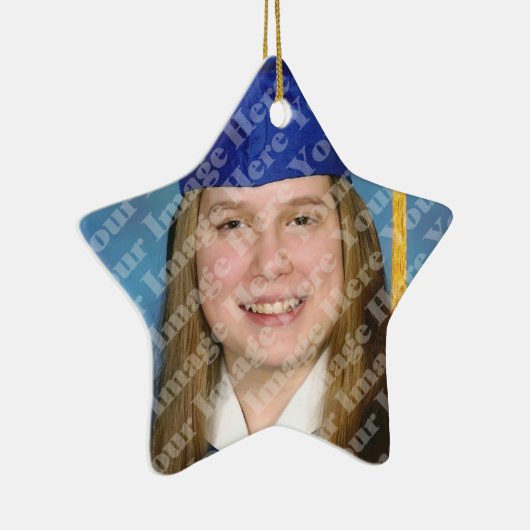 Stellen Sie Ihr eigenes 2 mit Seiten versehenes Keramikornament (Rechts)