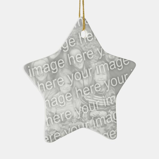 Stellen Sie Ihr eigenes einseitiges Keramik Ornament (Rechts)