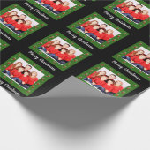 Stellen Sie Ihr eigenes Familien-WeihnachtsFoto Geschenkpapier (Ecke)