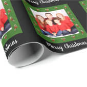 Stellen Sie Ihr eigenes Familien-WeihnachtsFoto Geschenkpapier (Rolleneckpunkt)
