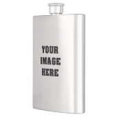 Stellen Sie Ihr eigenes Foto her Flachmann (Links)