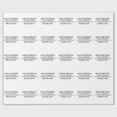 Stellen Sie Ihr eigenes glattes Packpapier her (Flach)