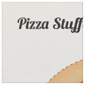 Stellen Sie Ihr eigenes Pizza angefülltes Kissen Stoff (Nahaufnahme)