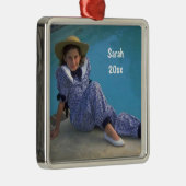 Stellen Sie Ihr eigenes quadratisches Ornament Aus Metall (Rechts)