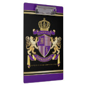 Stellen Sie Ihr eigenes Wappen Klemmbrett (Rechts)