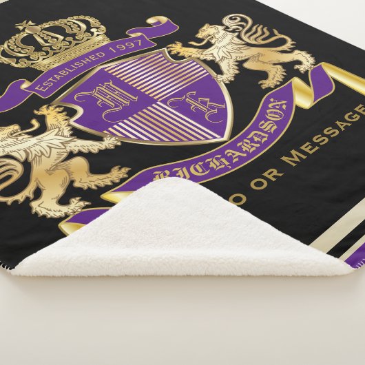 Stellen Sie Ihr eigenes Wappen Sherpadecke (3/4)