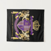Stellen Sie Ihr eigenes Wappen Wandteppich (Vorderseite (Horizontal))